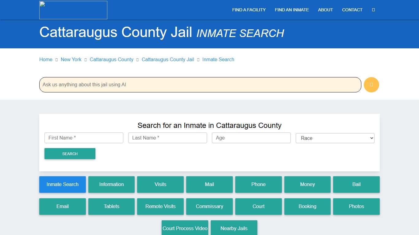 Cattaraugus County Inmate Search & Roster Find Inmates NY